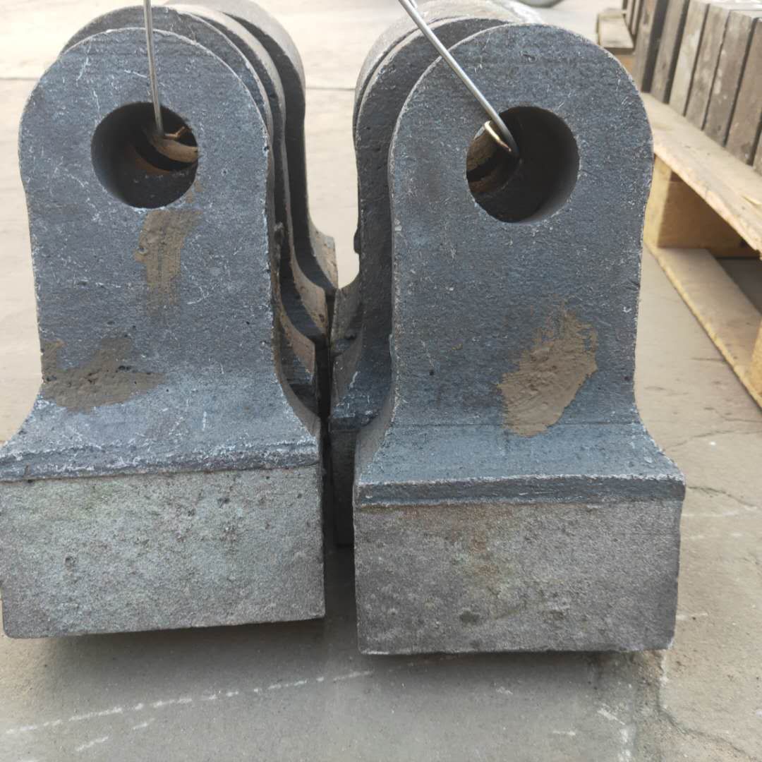 破碎機高錳鋼耐磨錘頭制砂機錘頭高鉻合金錘頭